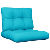 VidaXL coussins de palette 2 pcs tissu turquoise