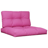 VidaXL coussins de palette 2 pcs tissu rose