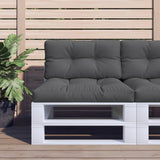 VidaXL coussins de palette 2 pcs tissu anthracite
