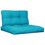 VidaXL coussins de palette 2 pcs tissu turquoise