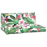 VidaXL coussins de palette 2 pcs tissu multicolore
