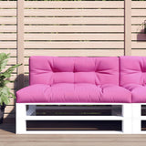 VidaXL coussins de palette 2 pcs tissu rose