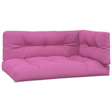 VidaXL Coussins de palette 3 pcs tissu rose