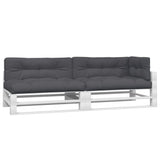 VidaXL coussins de palette 5 pcs tissu anthracite