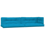 VidaXL coussins de palette 5 pcs tissu bleu
