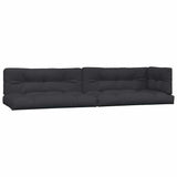 VidaXL coussins de palette 5 pcs tissu noir