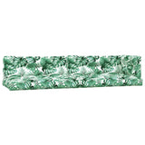 VidaXL coussins de palette 5 pcs motif de feuilles en tissu