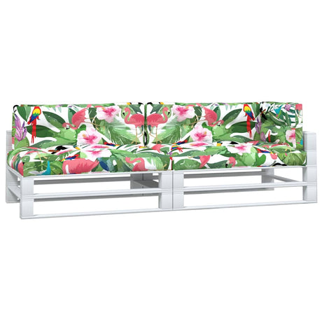 VidaXL coussins de palette 5 pcs tissu multicolore