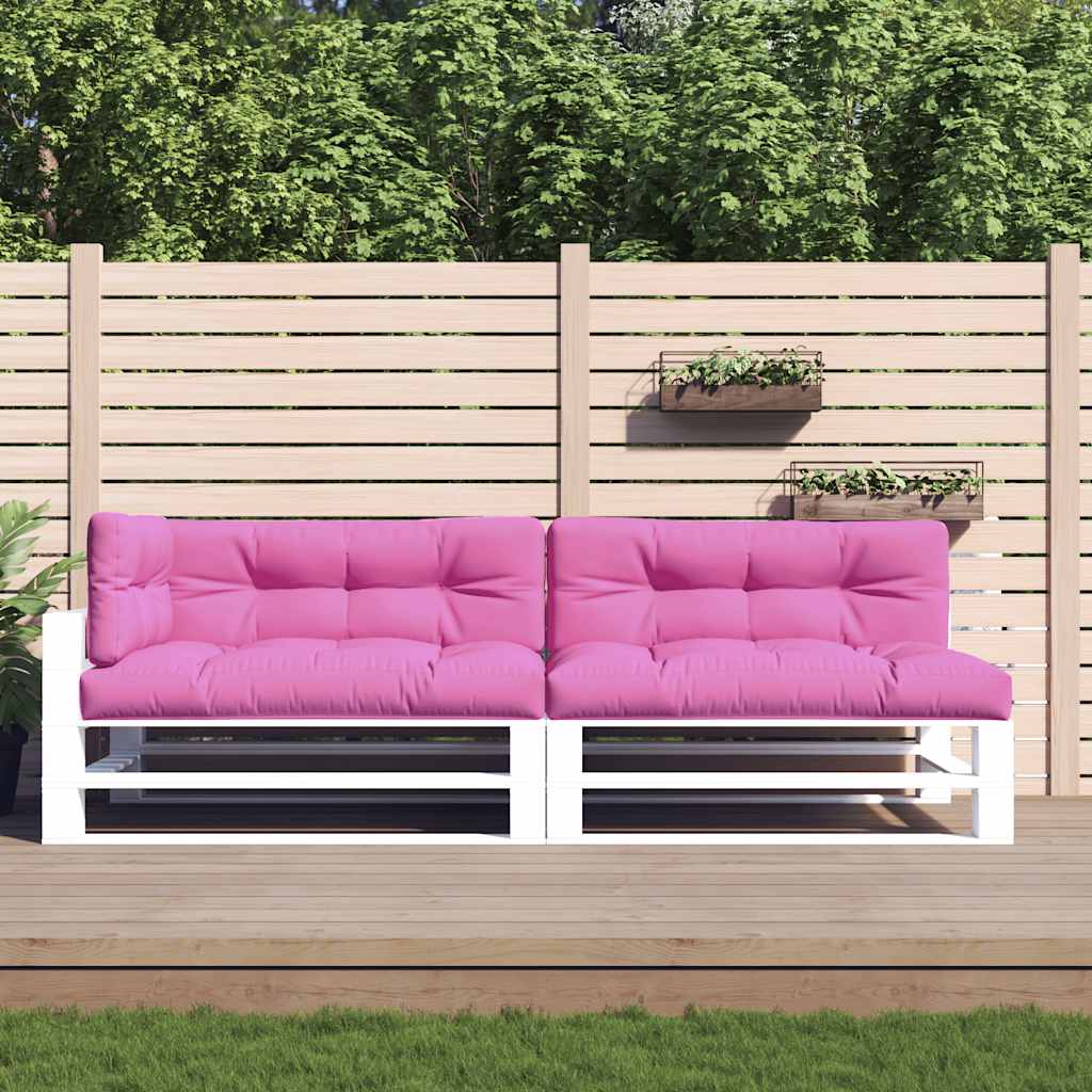 VidaXL coussins de palette 5 pcs tissu rose