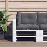 VidaXL coussins de palette 3 pcs tissu anthracite