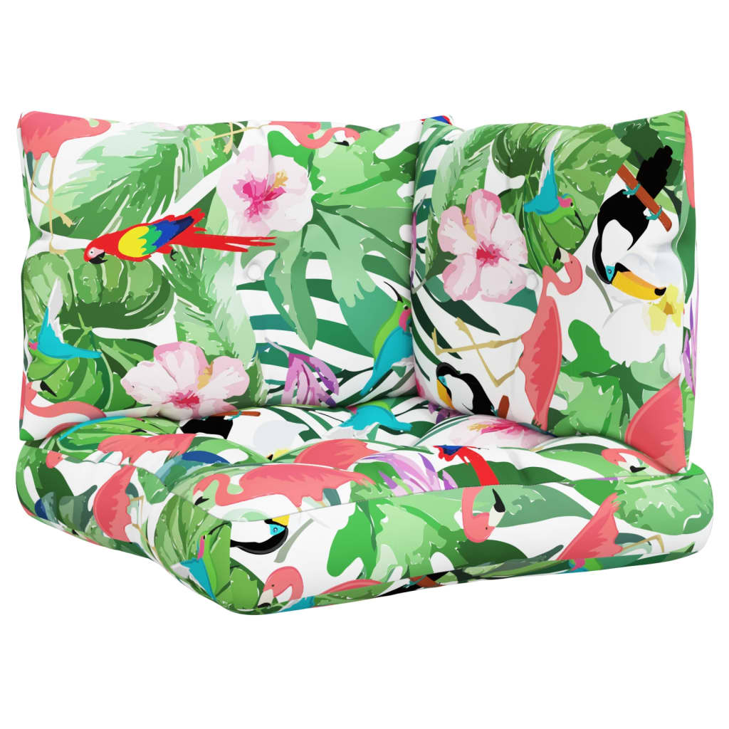 VidaXL coussins de palette 3 pcs tissu oxford multicolore