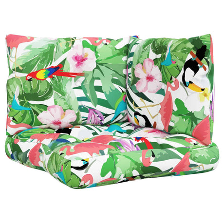 VidaXL coussins de palette 3 pcs tissu oxford multicolore