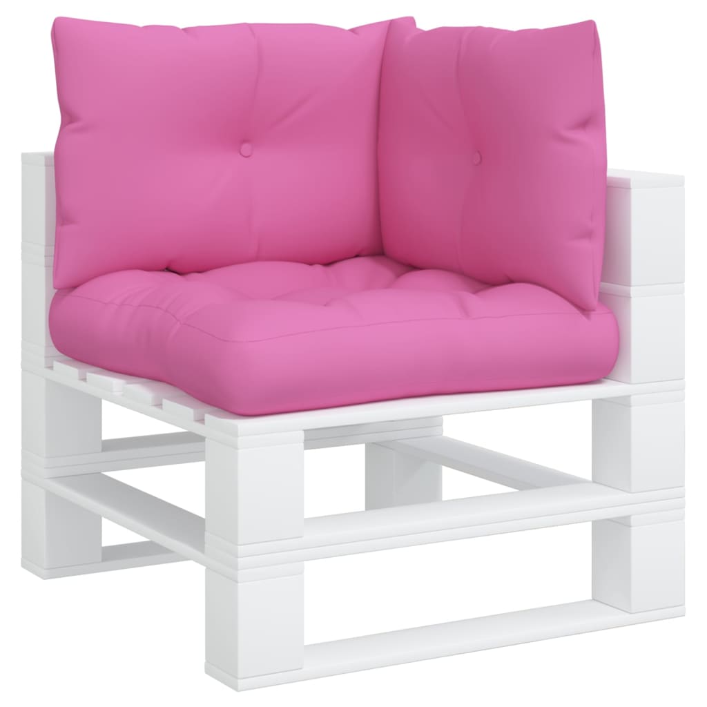 VidaXL coussins de palette 3 pcs tissu oxford rose