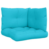 VidaXL coussins de palette 3 pcs tissu oxford turquoise