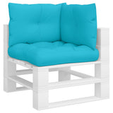 VidaXL coussins de palette 3 pcs tissu oxford turquoise