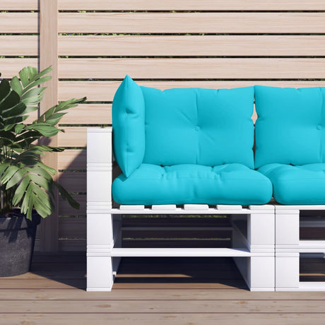 VidaXL coussins de palette 3 pcs tissu oxford turquoise