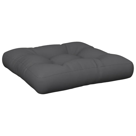 VidaXL coussin palette 60x61,5x10 cm tissu anthracite