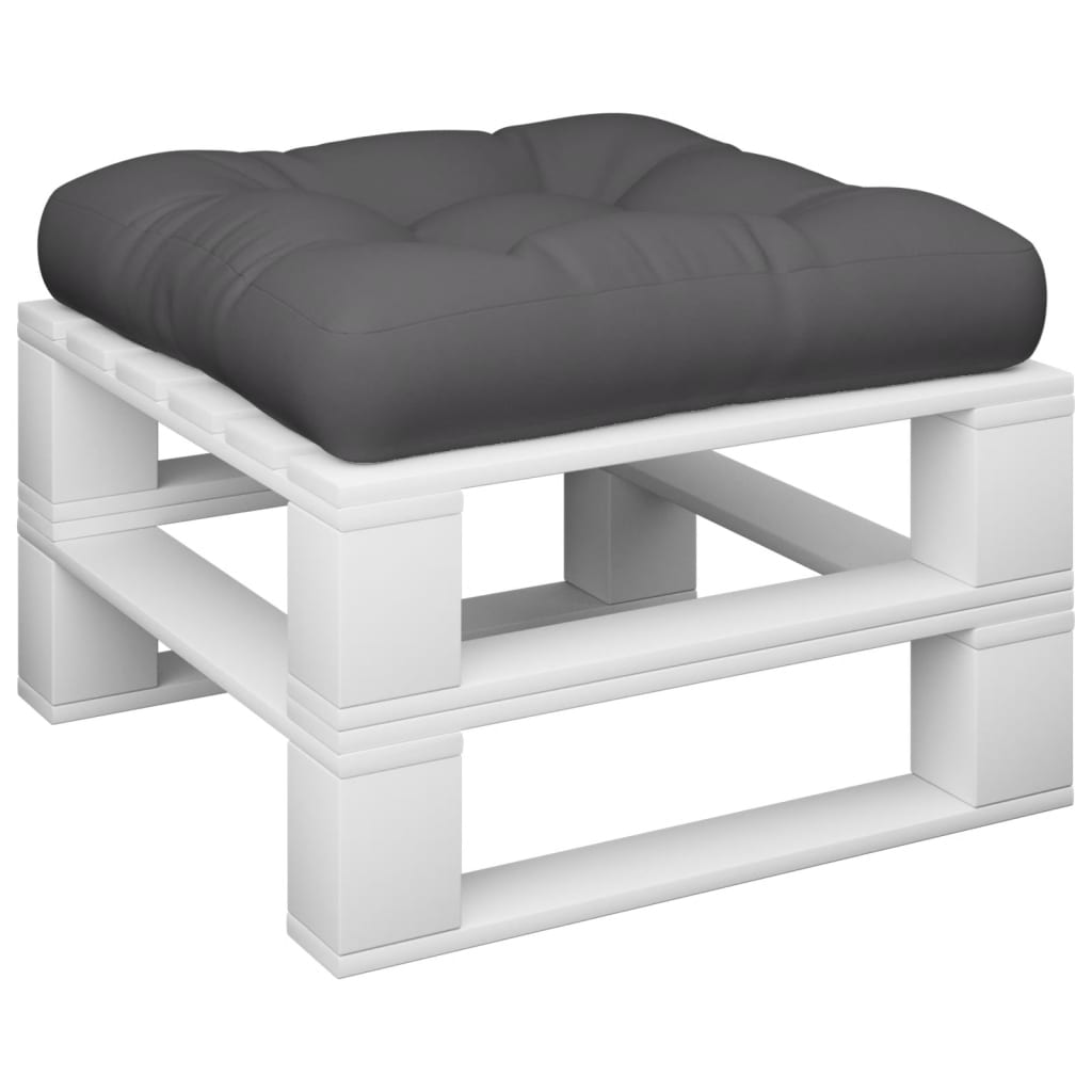 VidaXL coussin palette 60x61,5x10 cm tissu anthracite