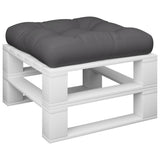 VidaXL coussin palette 60x61,5x10 cm tissu anthracite