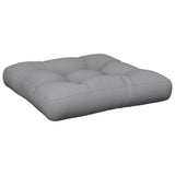 VidaXL Coussin de palette tissu gris