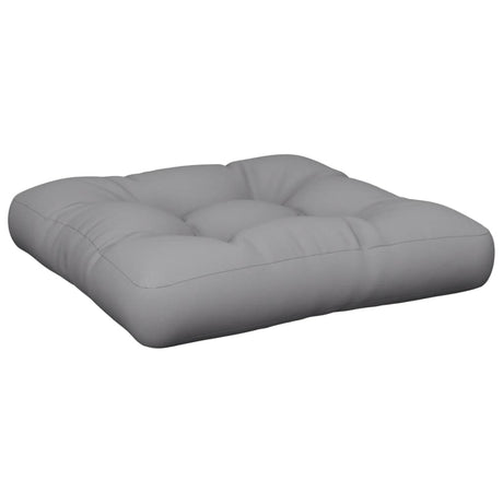 VidaXL Coussin de palette tissu gris