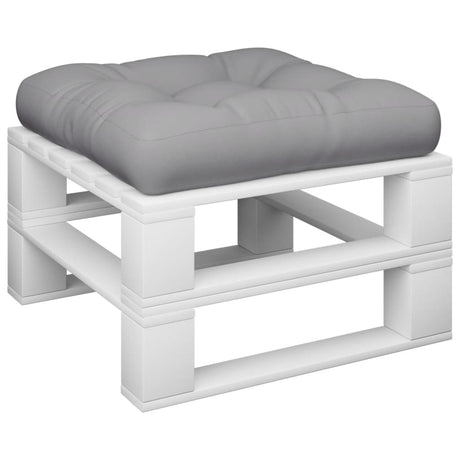 VidaXL Coussin de palette tissu gris