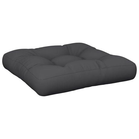 Vidaxl palletkussen 60x61,5x10 cm stof zwart