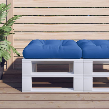 VidaXL coussin de palette en tissu bleu royal