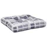 Vidaxl Pallet cushion diamond pattern Fabric Gray