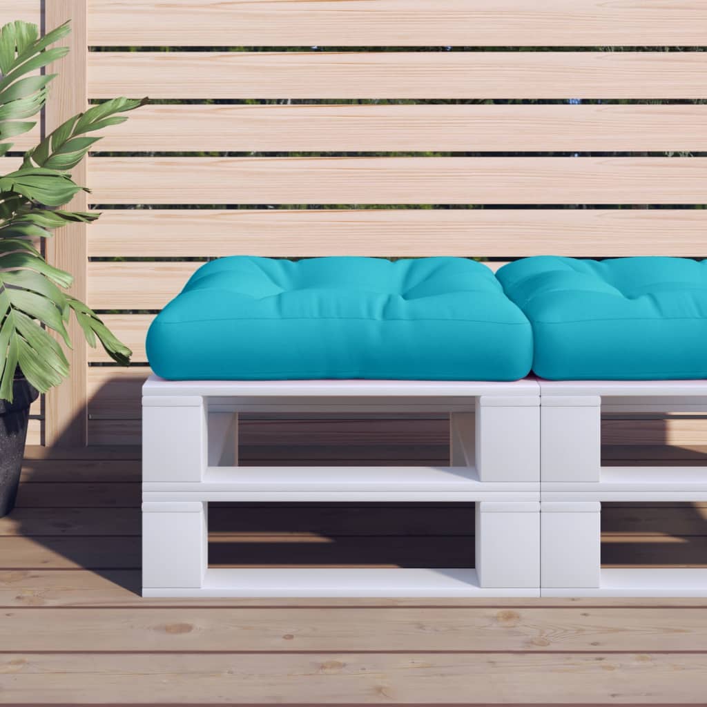 Vidaxx coussin palette 60x61,5x10 cm tissu oxford turquoise