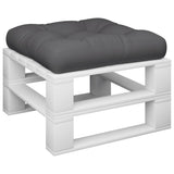 Vidaxx coussin palette 58x58x10 cm tissu anthracite