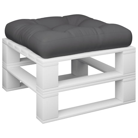 Vidaxx coussin palette 58x58x10 cm tissu anthracite