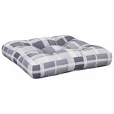 VidaXL coussin de palette 58x58x10 cm tissu à motif losange gris