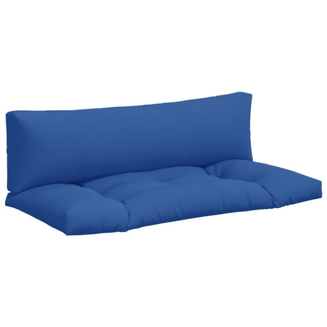 VidaXL coussins de palette 2 pcs tissu bleu clair