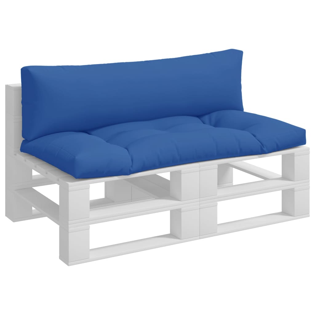 VidaXL coussins de palette 2 pcs tissu bleu clair