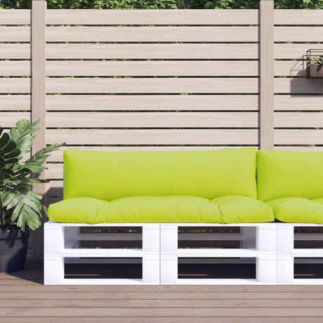Vidaxl palletkussens 2 st stof felgroen