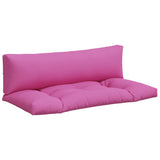 VidaXL coussins de palette 2 pcs tissu oxford rose
