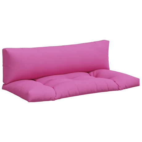 VidaXL coussins de palette 2 pcs tissu oxford rose