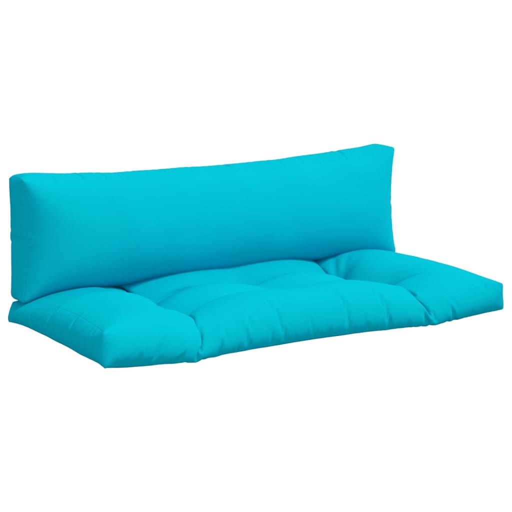 VidaXL coussins de palette 2 pcs tissu oxford turquoise