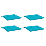 Vidaxl Garden Chair Cushions 4 St 50x50x3 CM Tyg Turquoise