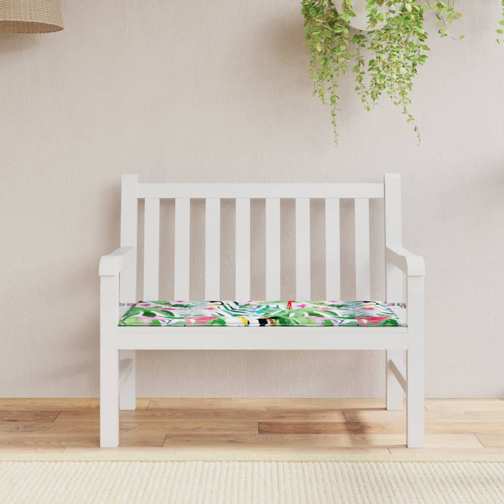 VIDAXL Garden Bench Blaža 100x50x3 cm Oxford tkanina večkolorna