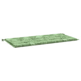 Vidaxx coussin de banc de jardin 100x50x4 cm tissu oxford motif feuille