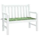 Vidaxl Garden Bench Pushion 100x50x3 cm Oxford Stofbladmønster