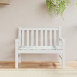 Vidaxl Garden Bench polštář 120x50x3 cm oxfordský tkanina listový vzorec