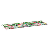 Vidaxx coussin de banc de jardin 150x50x4 cm tissu oxford multicolore