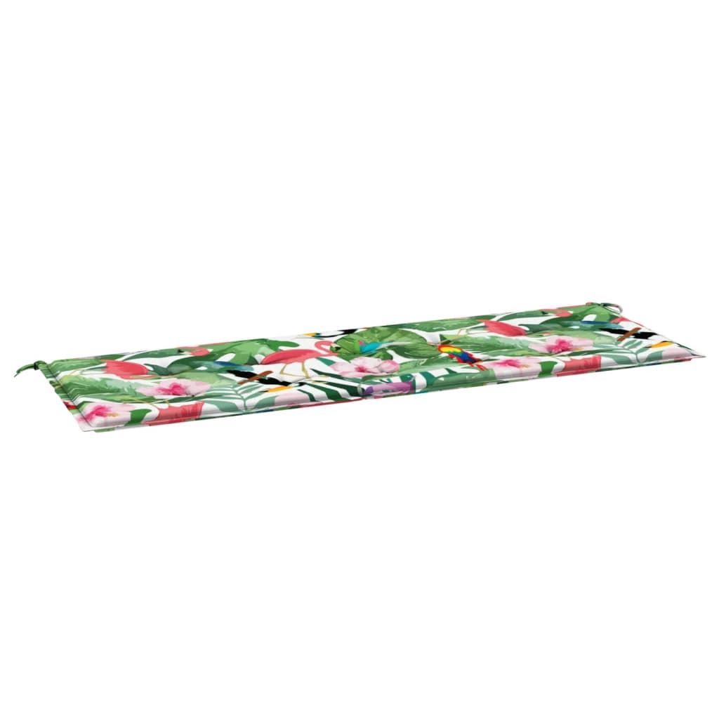 Vidaxl Garden Bench polštář 150x50x3 cm Oxford Fabric Multi -rozložený