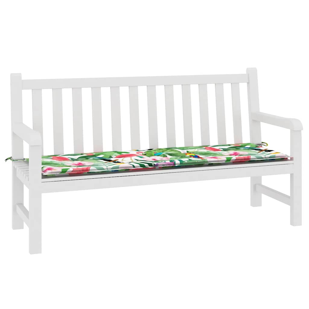 Vidaxx coussin de banc de jardin 150x50x4 cm tissu oxford multicolore