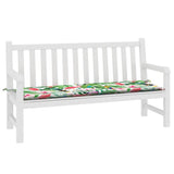 Vidaxx coussin de banc de jardin 150x50x4 cm tissu oxford multicolore
