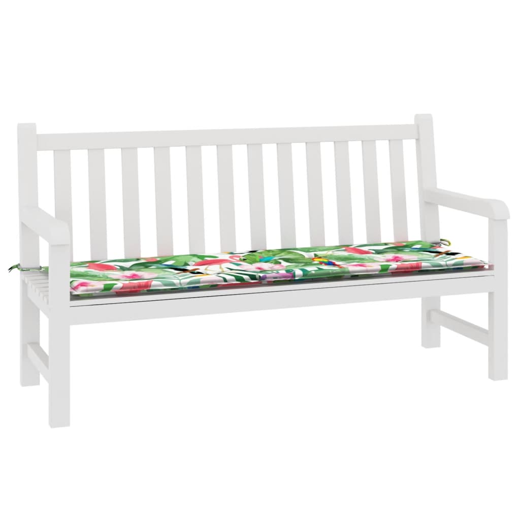 Vidaxl Garden Bench polštář 150x50x3 cm Oxford Fabric Multi -rozložený