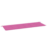 VidaXL coussin de banc de jardin 150x50x4 cm tissu oxford rose